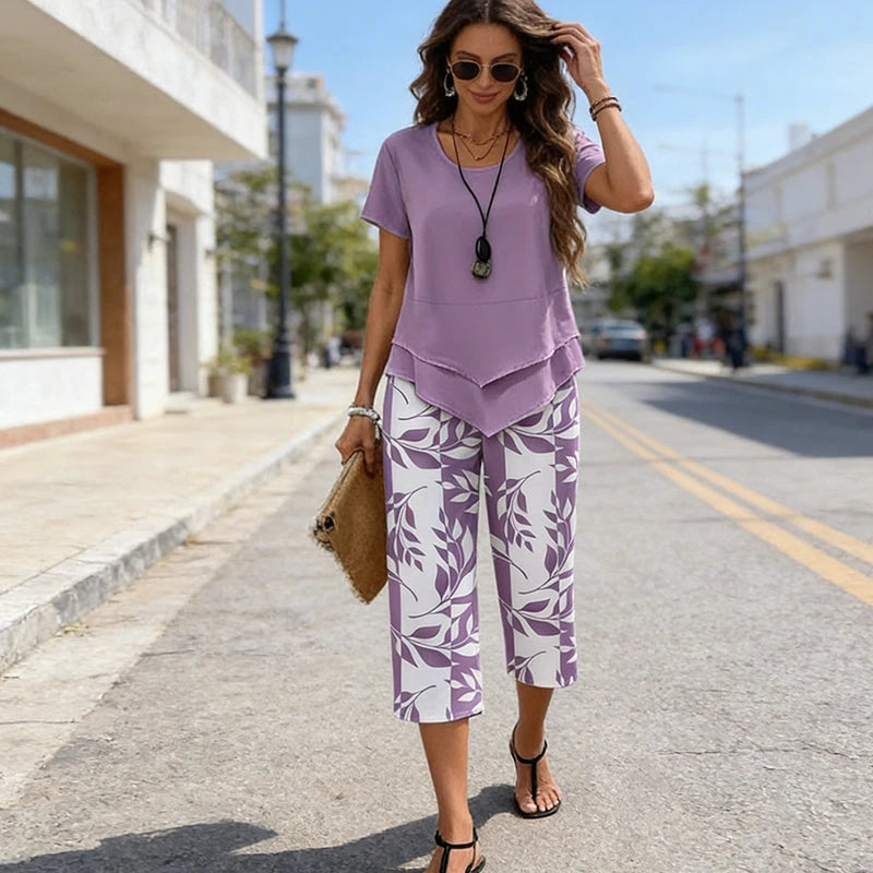 Printed Tunic Trouser Set