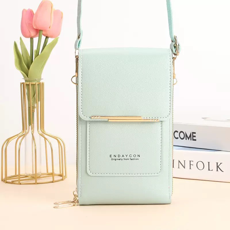 PU Leather Touchscreen Crossbody Bag