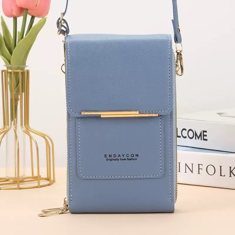 PU Leather Touchscreen Crossbody Bag