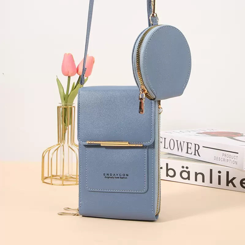 PU Leather Touchscreen Crossbody Bag