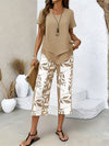 Printed Tunic Trouser Set